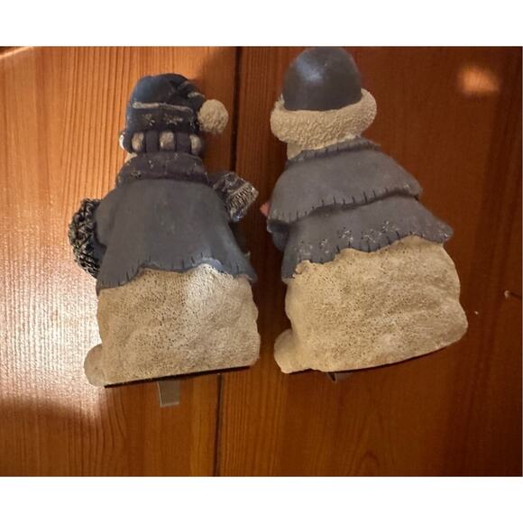 Christmas Snowman Stocking Hanger - Picture 2 of 2